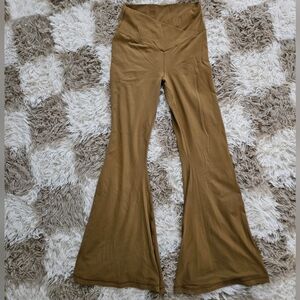 Aerie Olive Flared Leggings